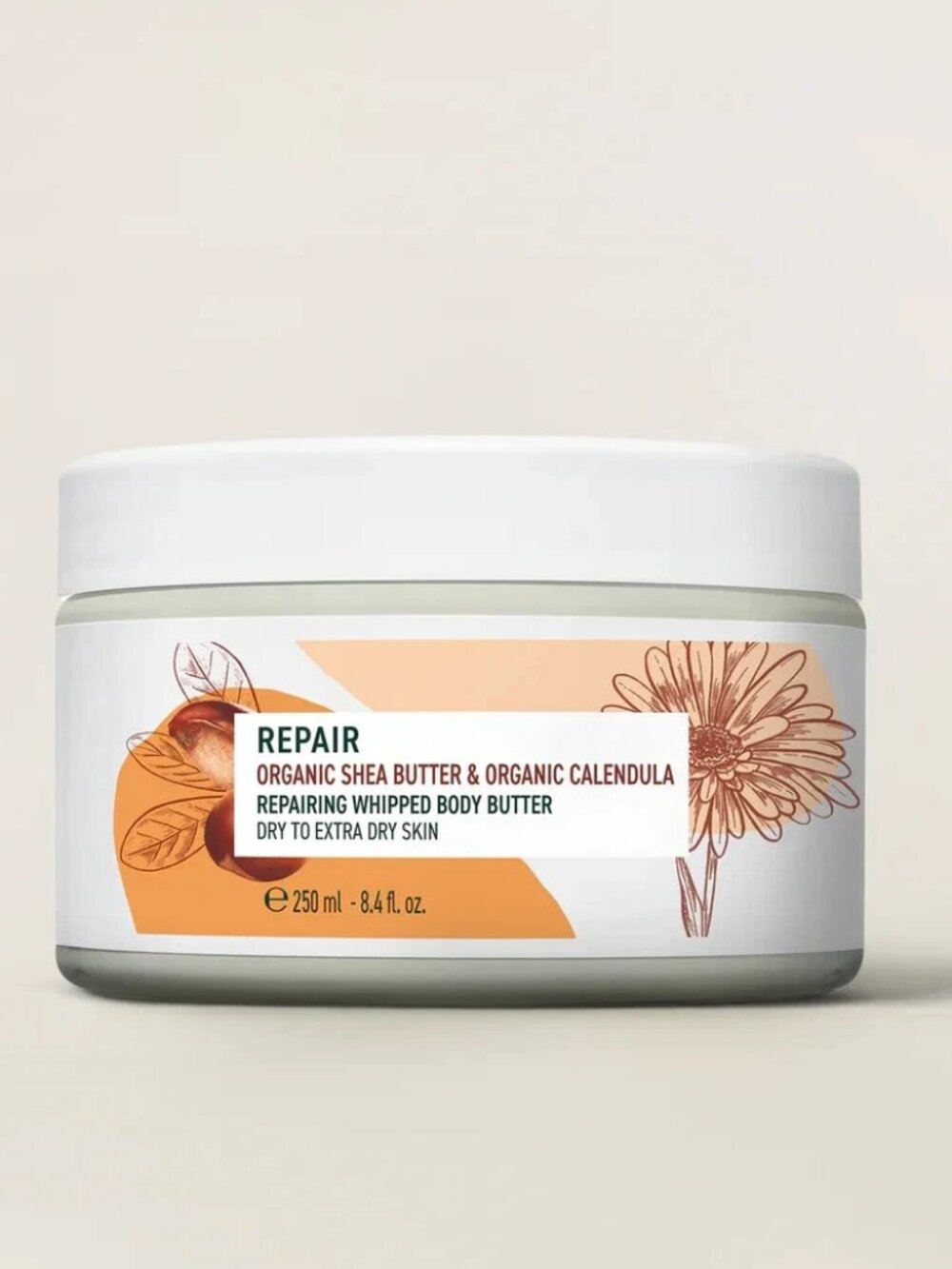 Yves Rocher Repair Whipped Body Butter Shea Calendula 8.4 fl oz